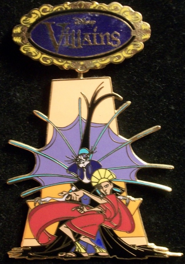 Villains Spinners - Yzma and Emperor Kuzco | PIN 2591