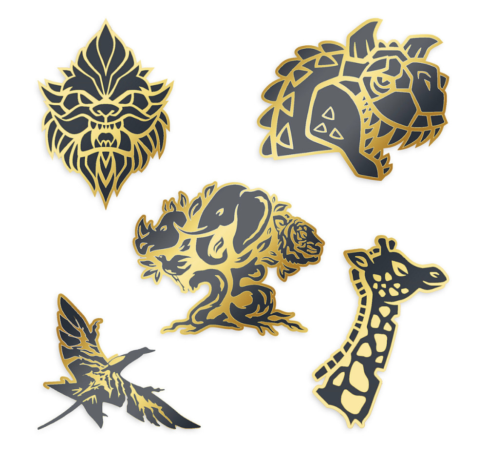 D23 Celebrates 25 Years of Animal Kingdom Pin Set — Full Set