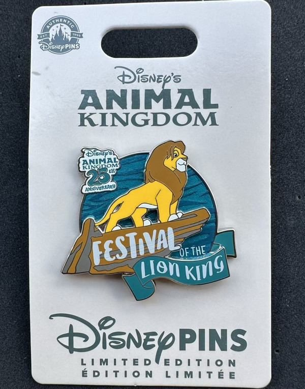 Animal Kingdom 25th Anniversary - Festival of the Lion King | PIN