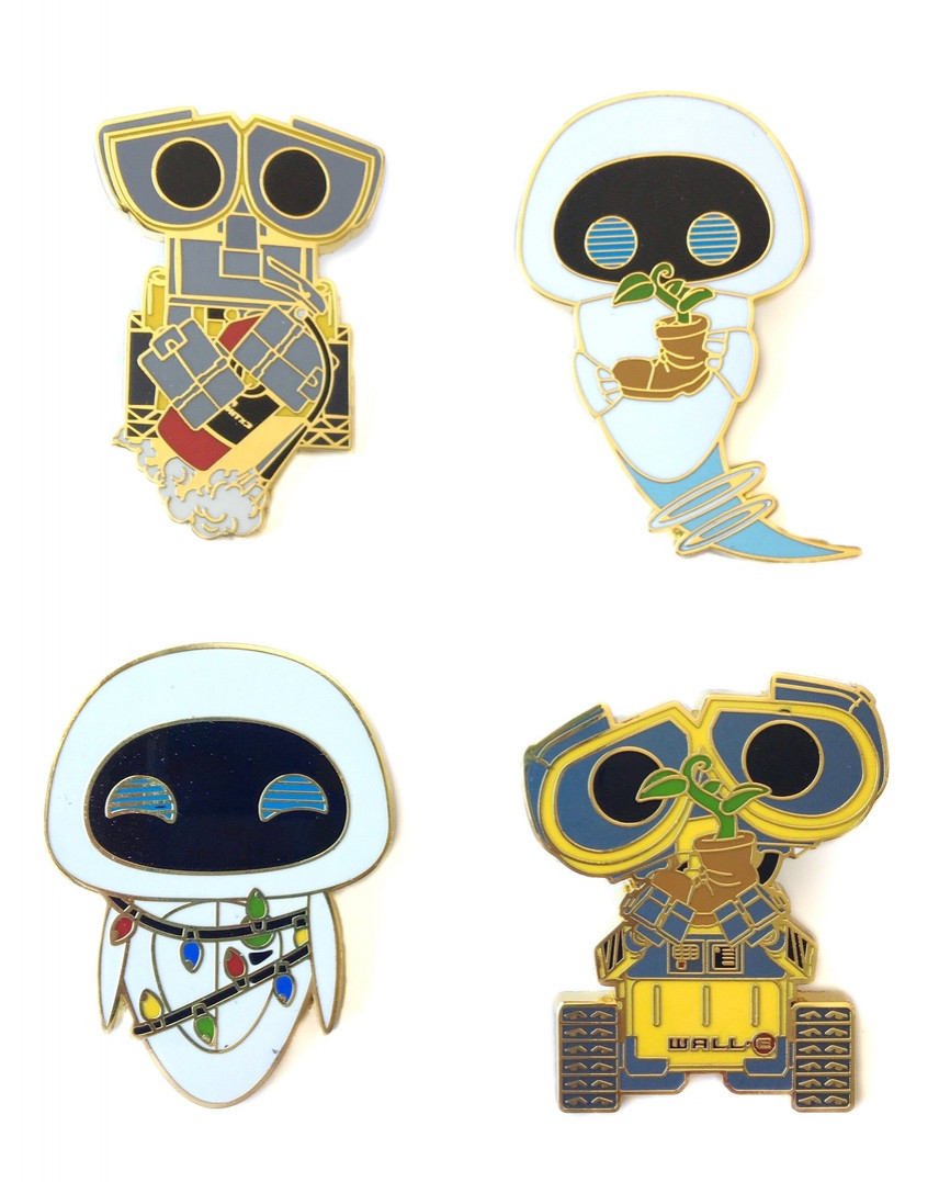 Funko Pop Loungefly Wall-E Four-Pin Set