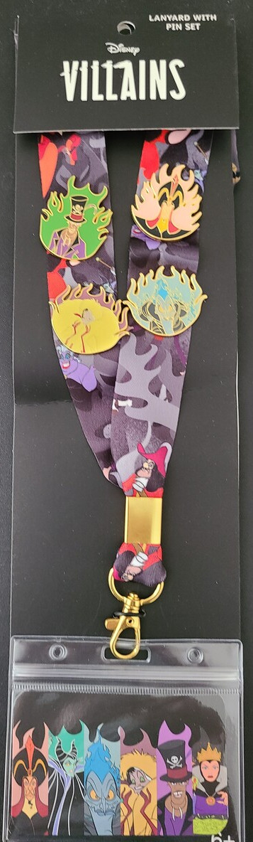 Villains Flames Lanyard