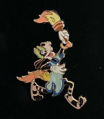 Goofy Olympic Athlete Set - Olympic Torch | PIN 43044