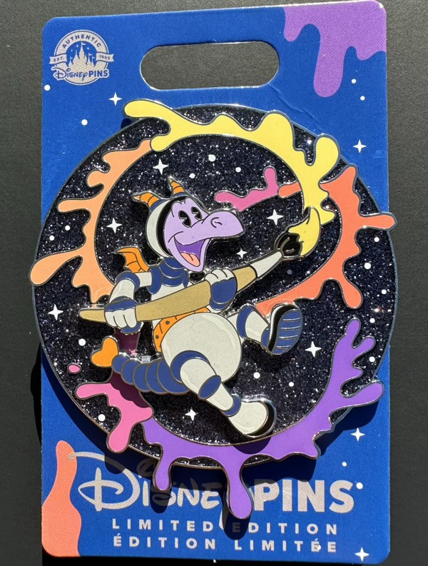 Astronaut Figment with Paintbrush | PIN 61827