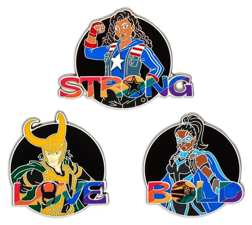 Marvel Pride - Loki, America Chavez and Valkyrie