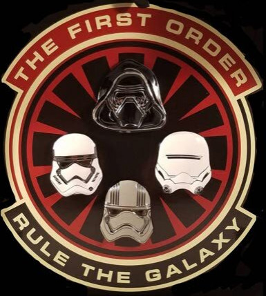 The First Order Helmet Pin Set