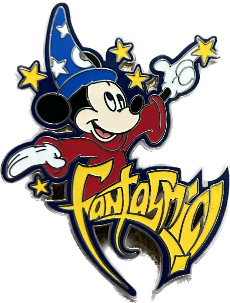 Fantasmic - Sorcerer Mickey With Stars and Logo | PIN 62589