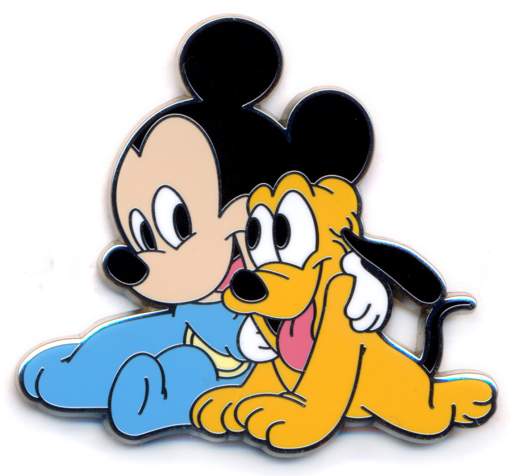☆Disney☆ ベビープルート ミニ財布 ミッキーとプーさんのクラフト風デザイン！ベルメゾン