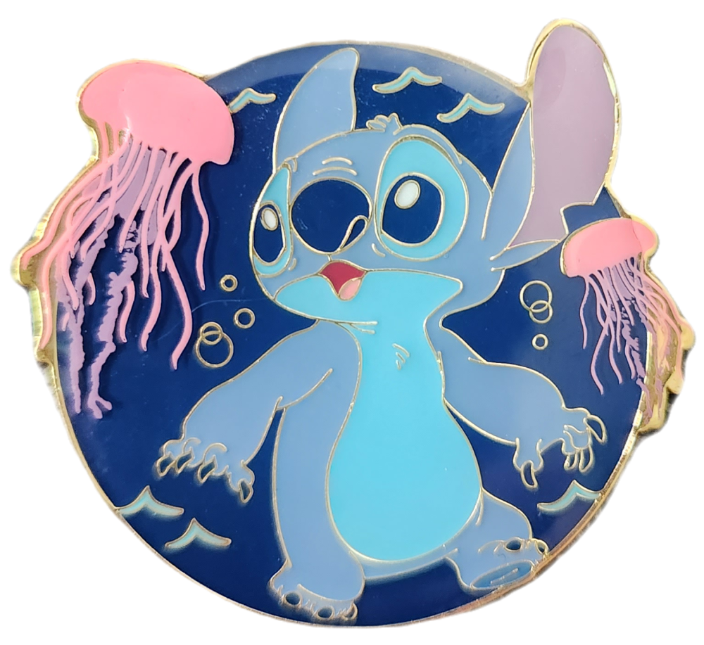 BoxLunch - Lilo & Stitch - Stitch Jellyfish Circle Frame | PIN 63220