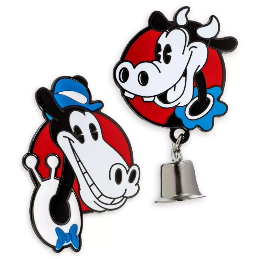 1930s - Clarabelle Cow and Horace Horsecollar Pin Set - Full Set