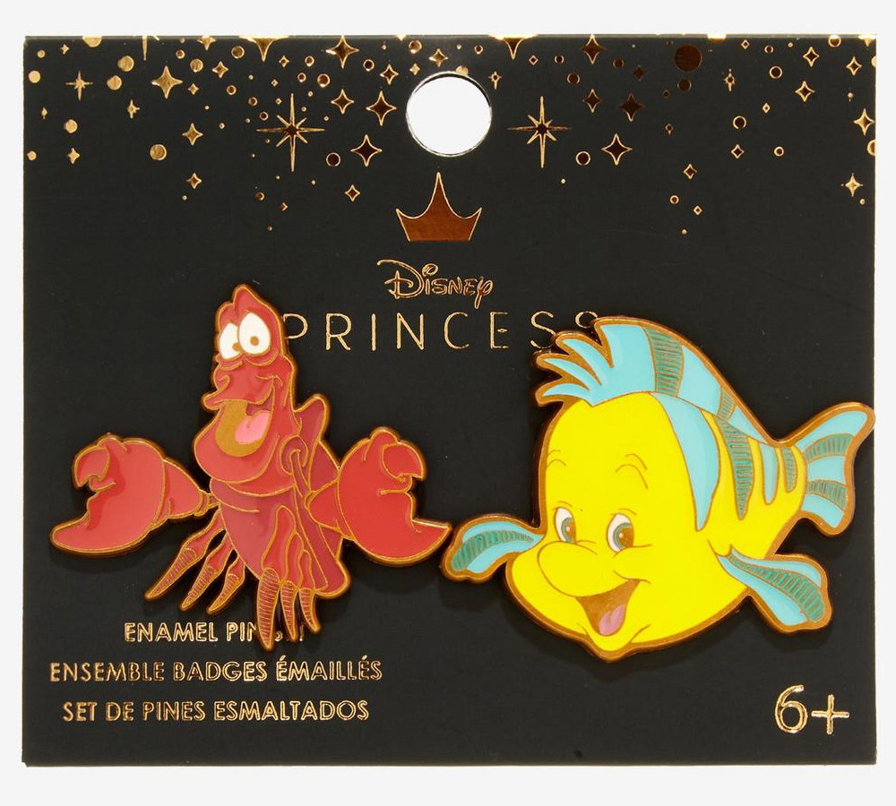 Flounder & Sebastian Pin Set - Full Set