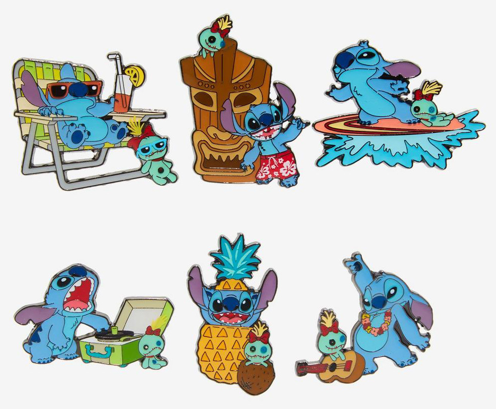 63589 - Full Set - Hot Topic - Summer Stitch Blind Box - Loungefly