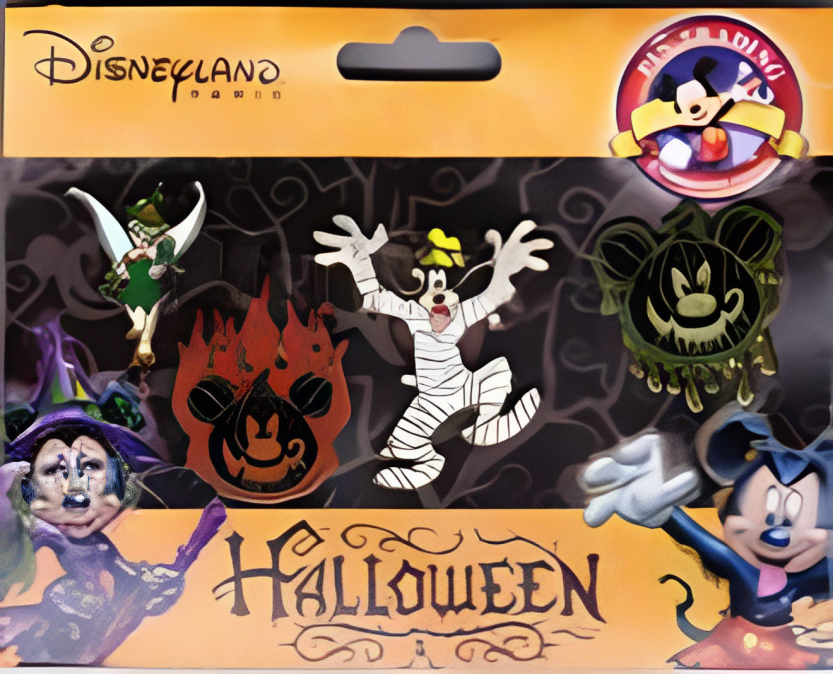 DLRP 4 Pin Halloween Booster Set - Full Set