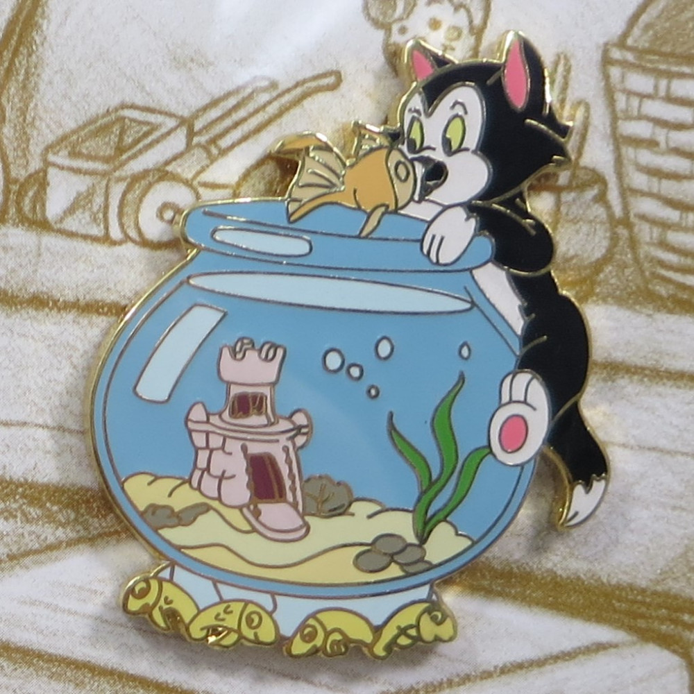 Pinocchio 60th Anniversary Framed Set - Figaro and Cleo | PIN 63708