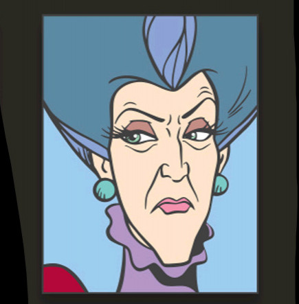 Pop Art Cinderella - Lady Tremaine Square 4 | PIN 45724