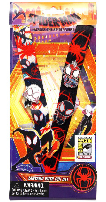 Spider Man Across the Spider-Verse Lanyard with Pins