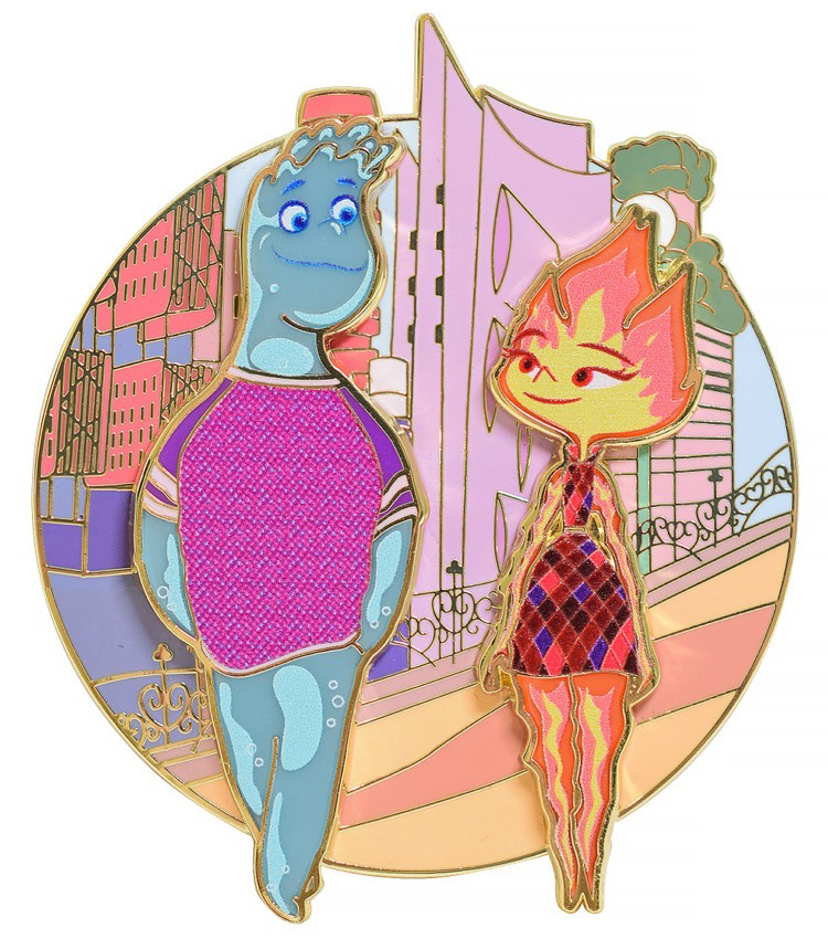 Disney Pins Blog (DPB) Exclusives - Elemental - Ember and Wade | PIN 63794