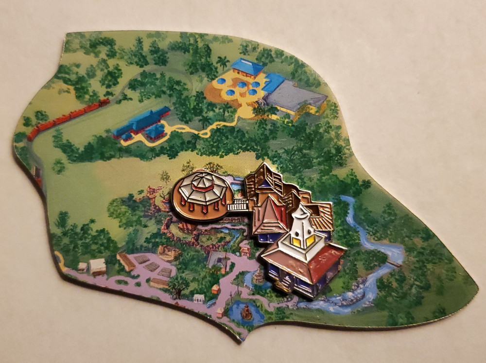 63866 - #8 - Animal Kingdom Map - Asia ONLY - Cast Member Atlas