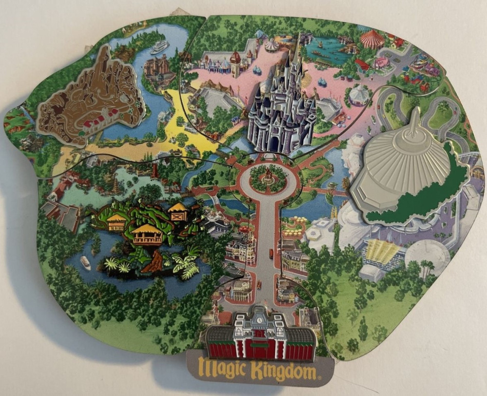 #4 - Magic Kingdom Map - Full Set