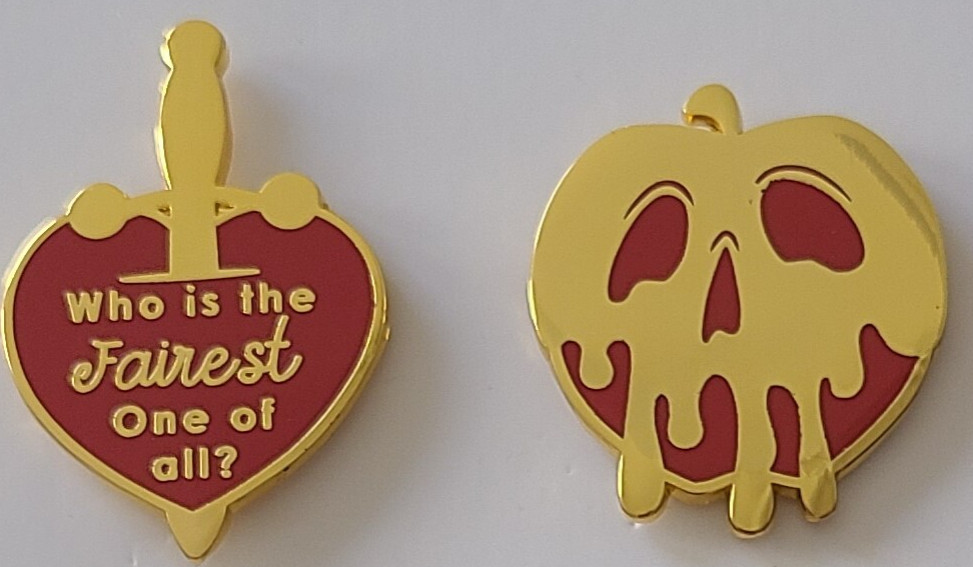 Who is the Fairest One of All? and Apple Pin Set — Full Set