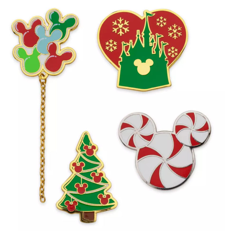 Disney Holiday Mini Pin Set