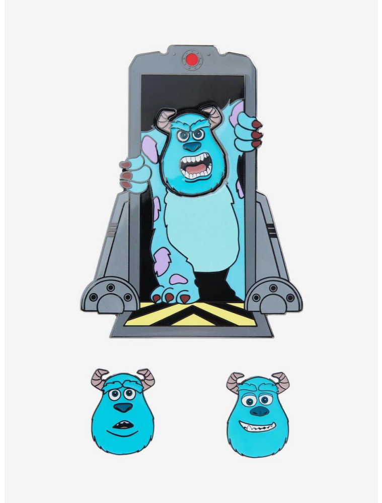 Loungefly - Mixed Emotions - Sulley and Door Pin Set - Full Set