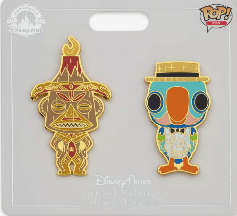 Goddess Pele and Barker Bird Funko Pop! Pin Set