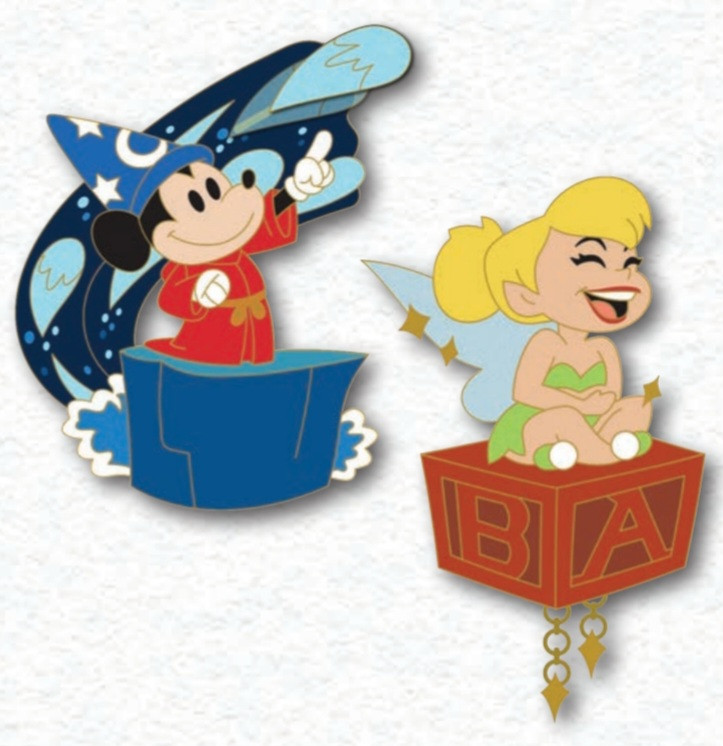Sorcerer Mickey and Tinker Bell Set