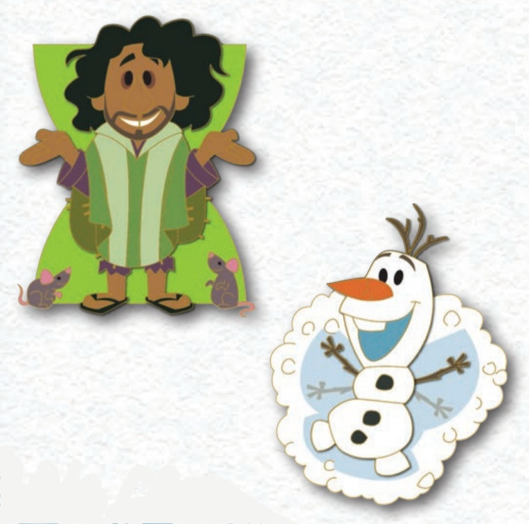 Bruno and Olaf Pin Set - Full Set