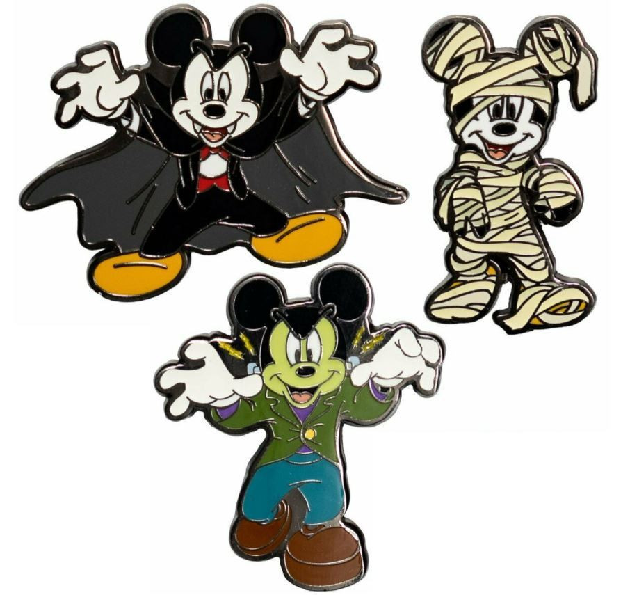 Mickey Mouse Halloween Pin Set