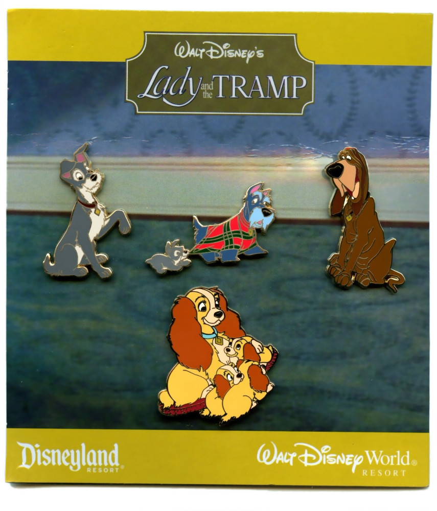 Lady and The Tramp Booster - Trusty, Lady, Tramp, Jock and Scamp