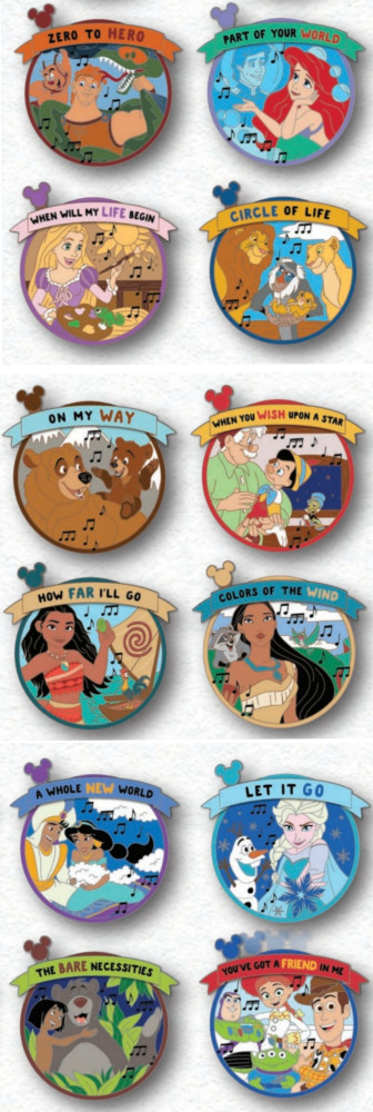 2023 Magic Hap-Pins Pin Event: Magic of Music Mystery Collection