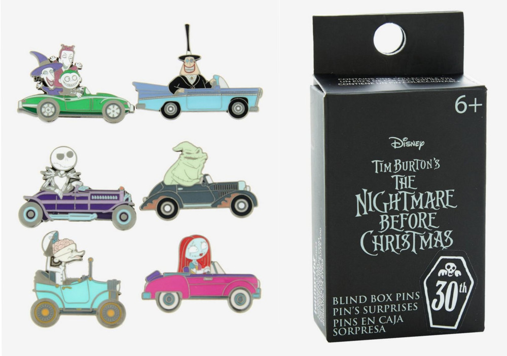 BoxLunch - The Nightmare Before Christmas Retro Cars Mystery Collection