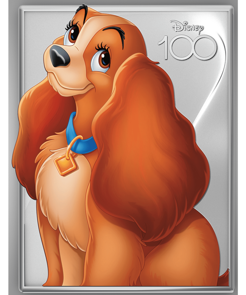 Disney100 Walmart Blu-ray Exclusive GWP Pins - Lady Sculpted Pin