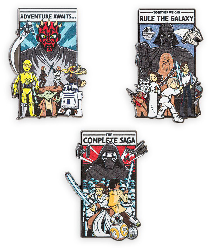 Star Wars Saga Pin Set