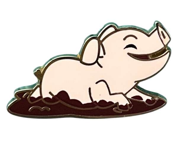 Disney - pig...☆ Pirates of the Caribbean Cuties Booster Set - Muddy Pig ONLY
