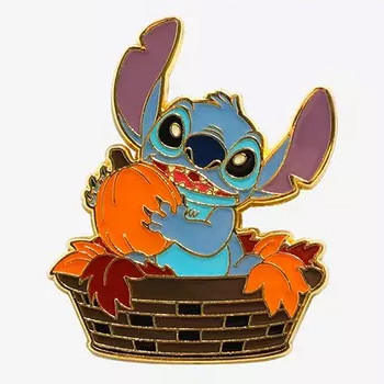 Stitch Fall Blind Box - Stitch in a fall basket | PIN 66883