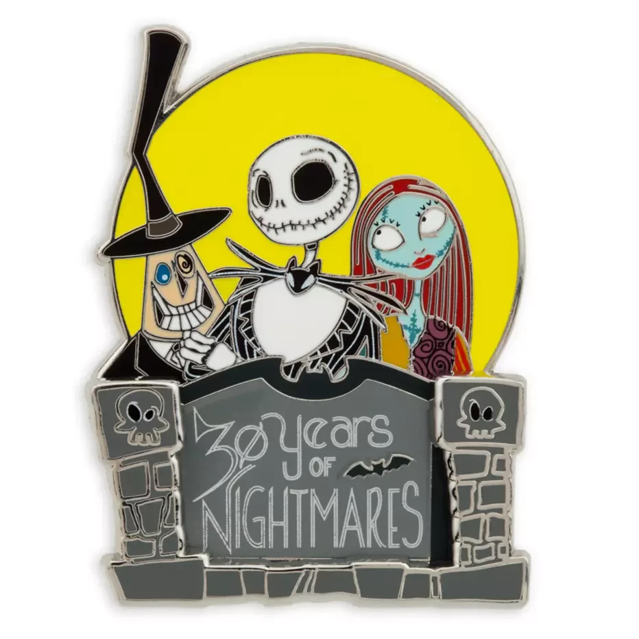 The Nightmare Before Christmas ピンバッチアート Nightmare Before Christmas 30th Anniversary - 30 Years of