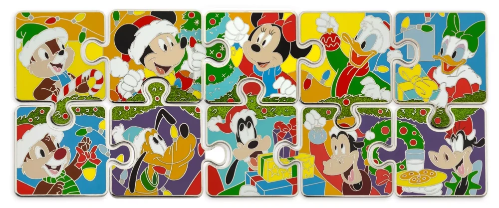 Character Connection Mystery Collection - Festive Mickey & Friends Puzzle