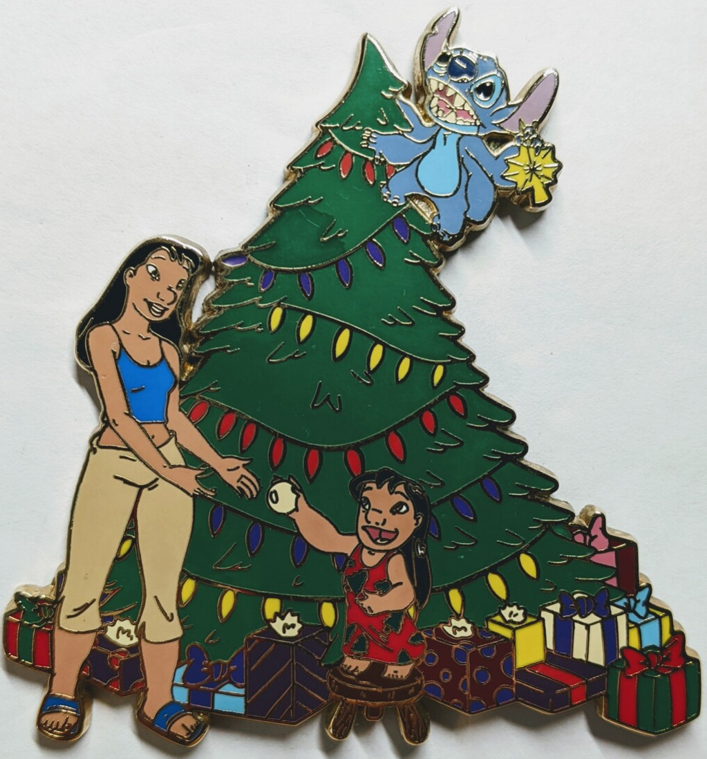 ぷいちゃ 　  クリスマスツリー 2008 Christmas 2008 - Lilo and Stitch Decorating the Tree | PIN 52147