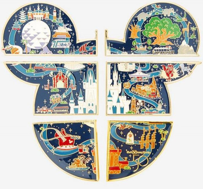 BoxLunch - Walt Disney World Resort 50th Anniversary Map Mystery Collection
