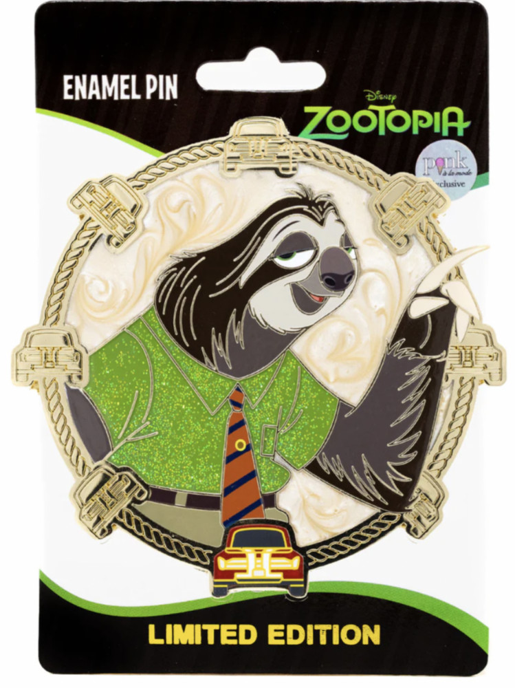 Sloth DemizuPosuka Limited Edition サイン付き Pink A La Mode (PALM) - Disney Iconic Series: Zootopia - Flash