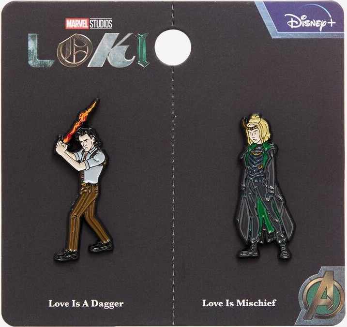 Loki & Sylvie Pin Set