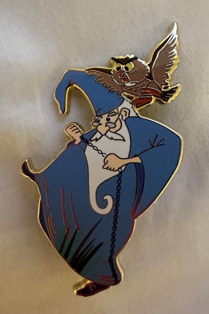 Merli Pin Fantasy Pin Series - Merlin and Archimedes | PIN 68466