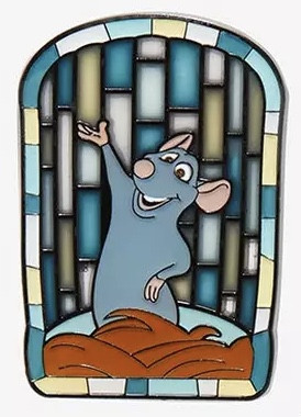 Disney -Cinderellaオルゴール Hot Topic - Pixar Stained Glass - Remy | PIN 68575
