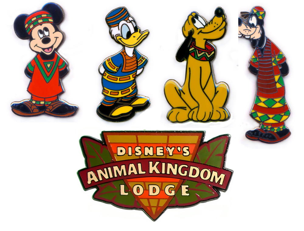Animal Kingdom Lodge Hat Pin Set