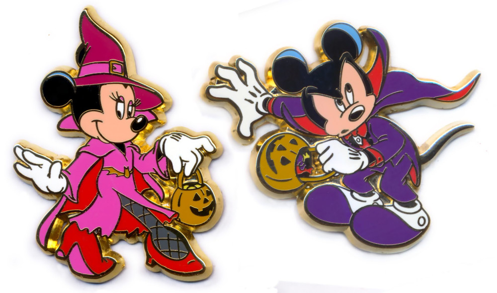 Halloween 2007 - Vampire Minnie and Witch Minnie Lanyard Set | PIN