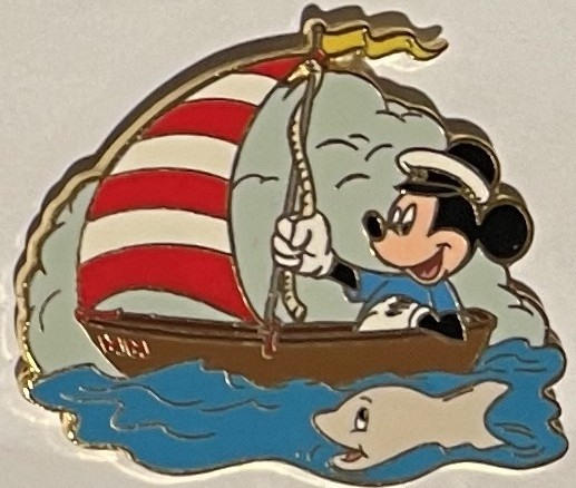 Walt Disney 100th Year - Mickey Mouse - Sailing | PIN 54186
