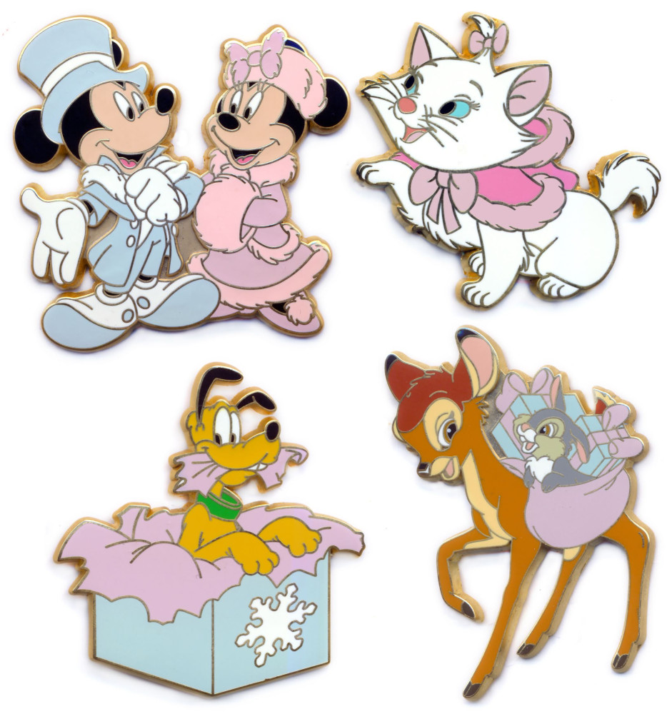 Mickey, Minnie, Bambi, Thumper, Marie and Pluto