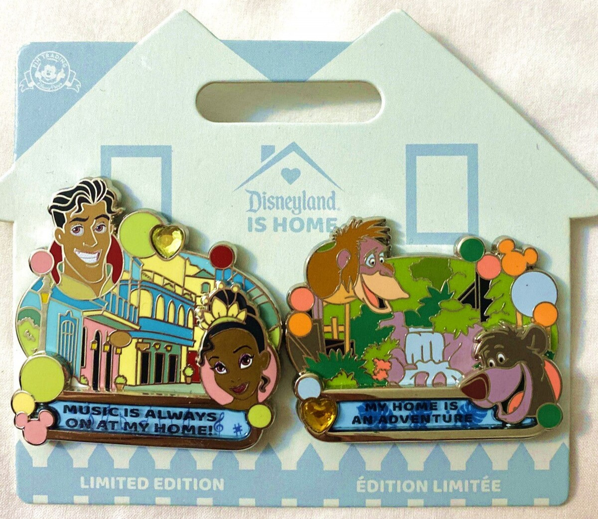 My Home... Music and Adventure Pin Set - Full Set