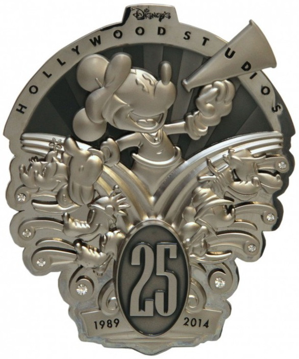 【LE250】Disney Hollywood Studios 25周年 ピン Disney's Hollywood Studios 25th Anniversary - Sculpted Art Deco